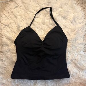 Gym Black Halter Top Size XS